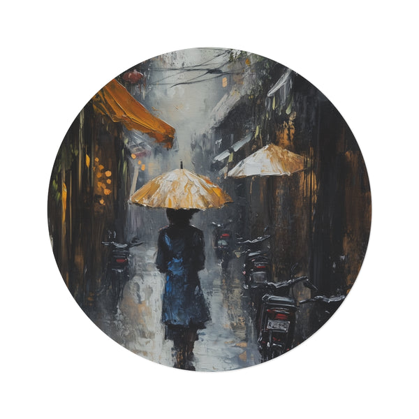 "Hanoi Vietnam Round Rug"