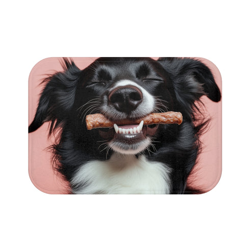 "Happy Pup Bath Mat"