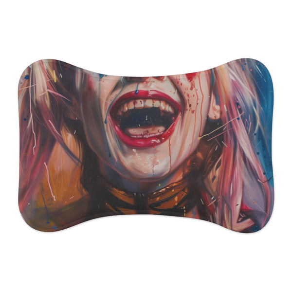 "Harley Quinn Pet Mat: The Ultimate Feline Fashion Statement"