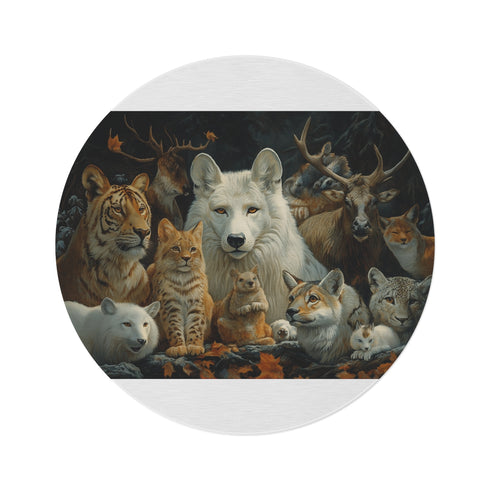 "Harmonious Animal Kingdom Rug"