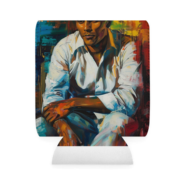Harry Belafonte Painted Can Cooler