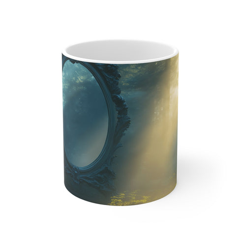Haunted Forest Sunlit Mirror Mug