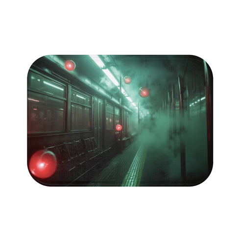 Haunted Subway Bath Mat Light
