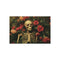 "Haunting Skeleton Amidst Roses Vines"