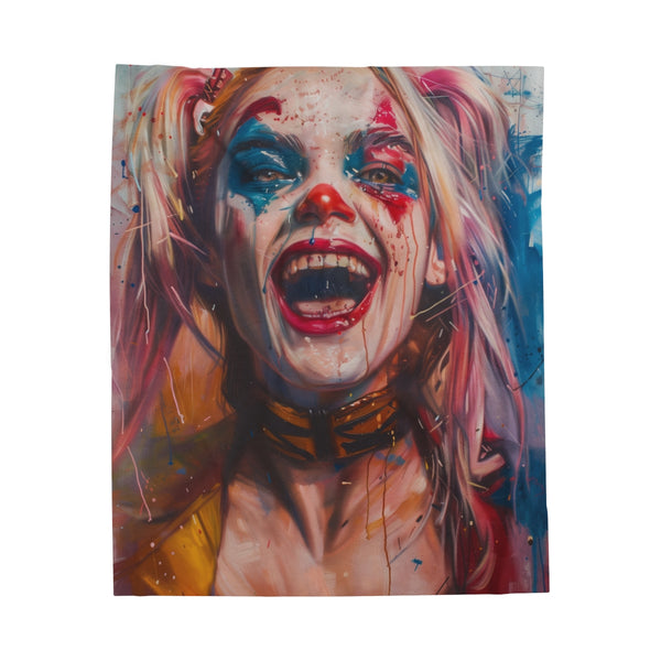 "Hauntingly Soft Harley Quinn Blanket"
