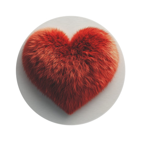 "Hearty Fur Fluff Round Rug"
