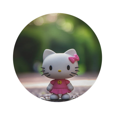 "Hello Kitty Joyful Round Rug"