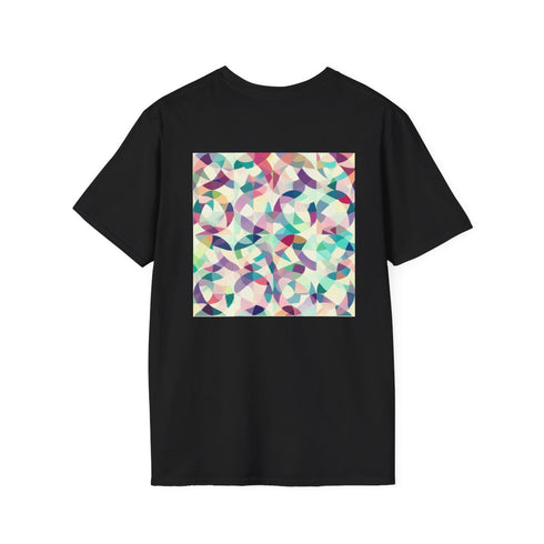 High-Contrast Geometric Bliss Tee