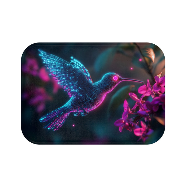 "High-Tech Hummingbird Bath Mat"