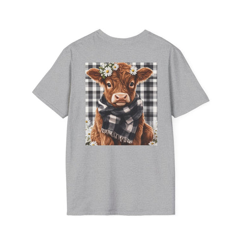 Highland Cow Daisy Dream Tee