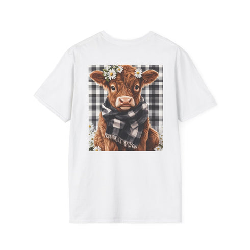 Highland Cow Daisy Dream Tee