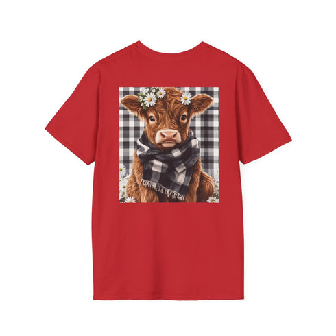 Highland Cow Daisy Dream Tee