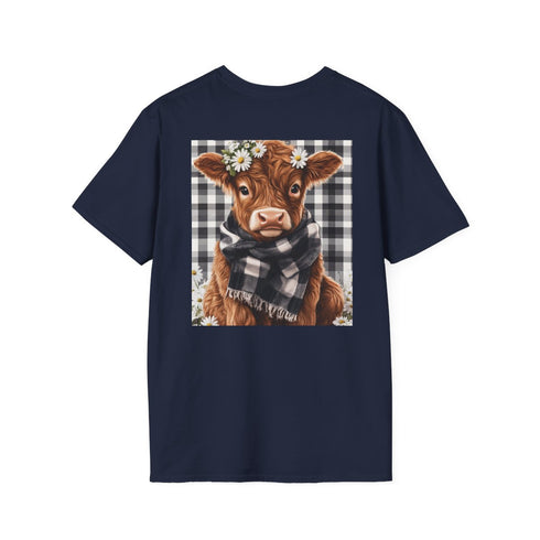 Highland Cow Daisy Dream Tee