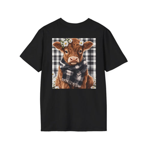 Highland Cow Daisy Dream Tee