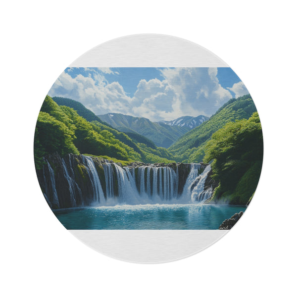 "Hokkaido Dreamscape Round Rug"