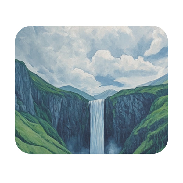 Hokkaido Paradise Mouse Pad Japan Waterfalls