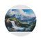 "Hokkaido Waterfall Round Rug"
