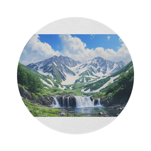 "Hokkaido Wonderland Round Rug"