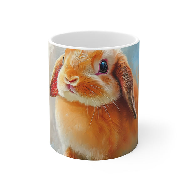 "Holland Lop Bunny Mug: Adorable!"