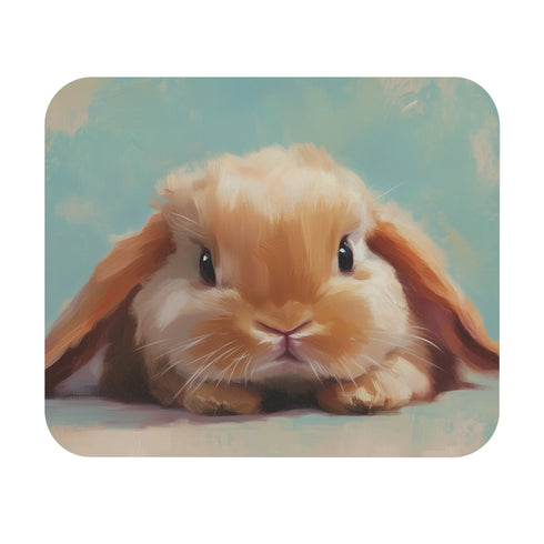 Holland Lop Rabbit Masterpiece Mouse Pad