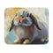 Holland Lop Rabbit Mouse Pad Adorable Bunny Art