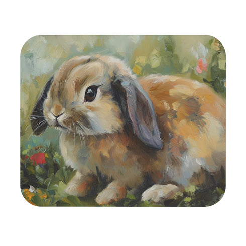 Holland Lop Rabbit Mouse Pad