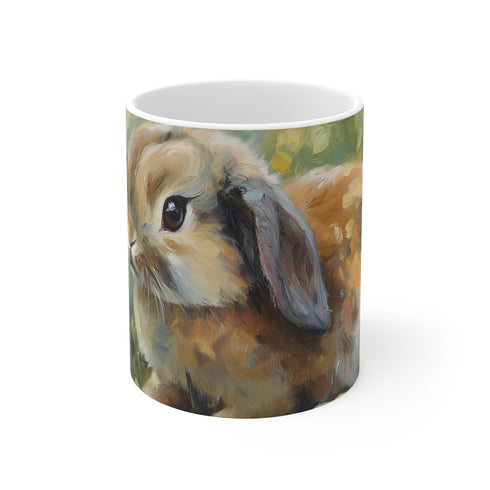 "Holland Lop Rabbit Mug: Adorable"