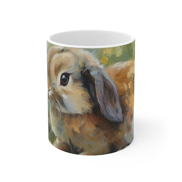 "Holland Lop Rabbit Mug: Adorable"