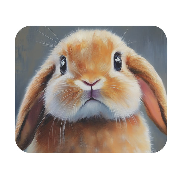 Holland Lop Rabbit Painting Mouse Pad
