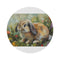 "Holland Lop Rabbit Round Rug"