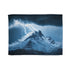 Hollow Mountain Ringing with Thunder Plush Fleece Throw Blanket