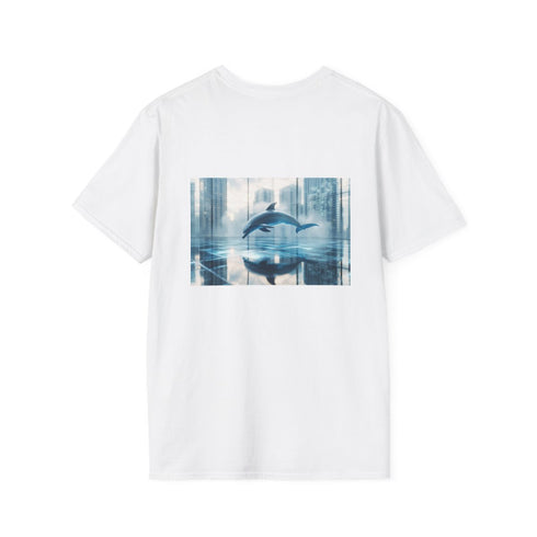 Holographic Dolphin Mirror Pool Shirt