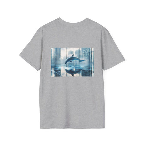 Holographic Dolphin Mirror Pool Shirt