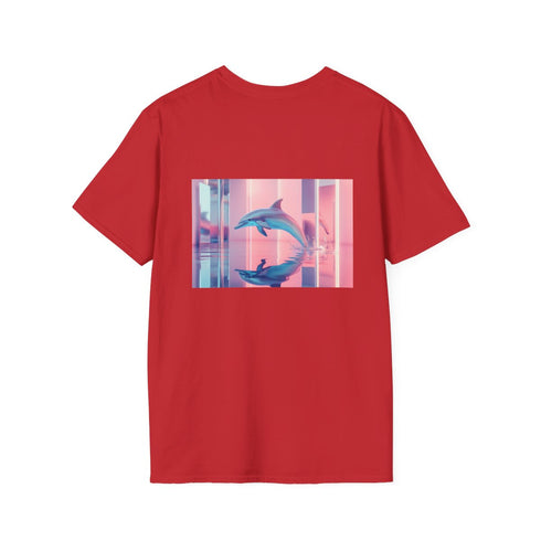 Holographic Dolphin Mirror Pool Shirt