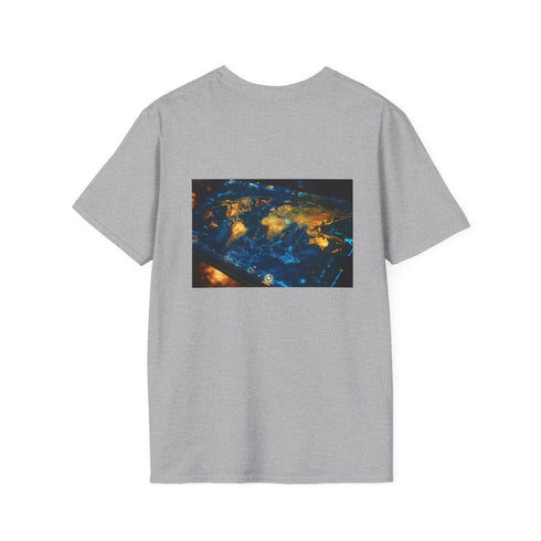 Holographic Map Forgotten Worlds Tee