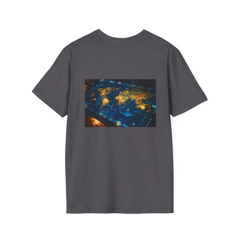 Holographic Map Forgotten Worlds Tee