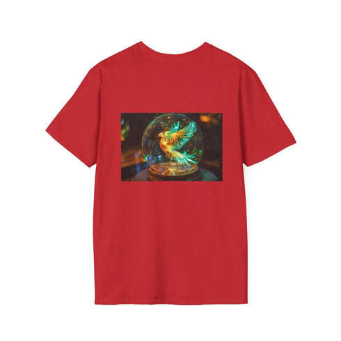 Holographic Phoenix Dome T-shirt Graphic