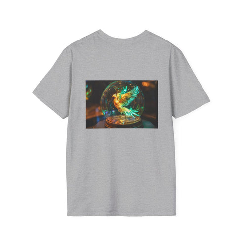 Holographic Phoenix Dome T-shirt Graphic
