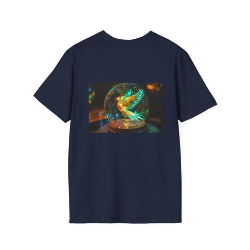 Holographic Phoenix Dome T-shirt Graphic