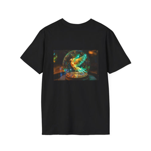 Holographic Phoenix Dome T-shirt Graphic
