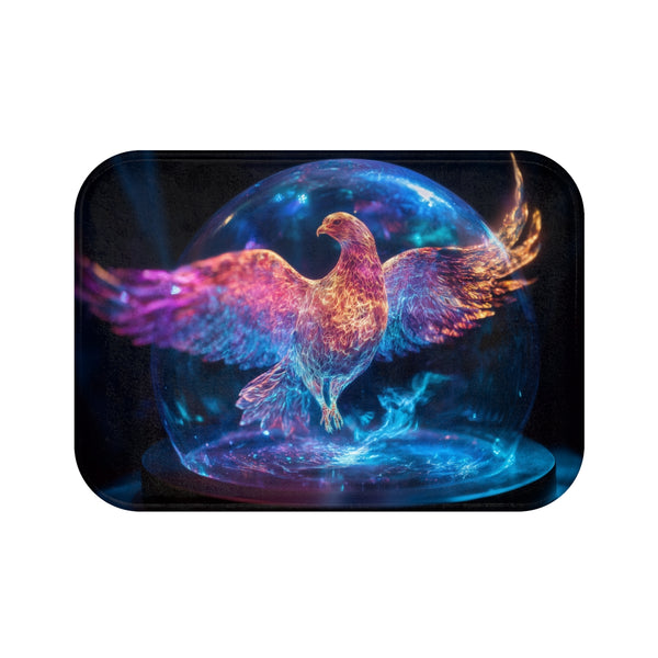 Holographic Phoenix Glass Dome Bath.