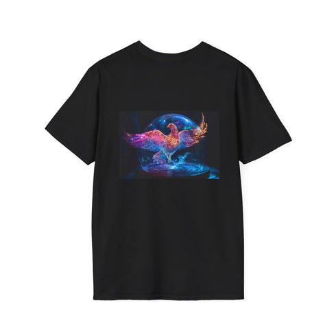 Holographic Phoenix Glass Dome Shirt