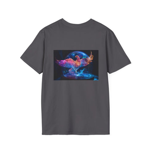 Holographic Phoenix Glass Dome Shirt