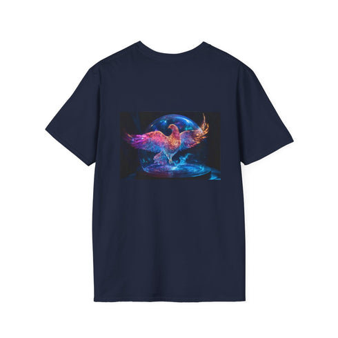 Holographic Phoenix Glass Dome Shirt