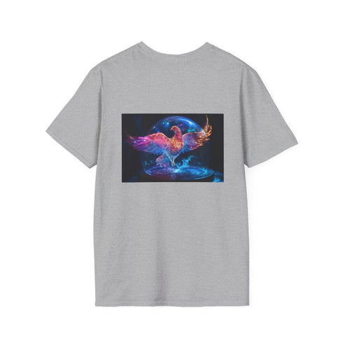 Holographic Phoenix Glass Dome Shirt