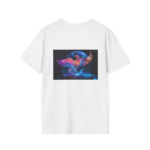 Holographic Phoenix Glass Dome Shirt