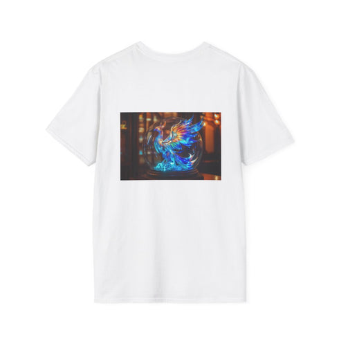 Holographic Phoenix Under Glass Dome