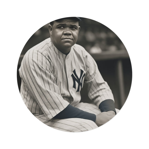 "Home Run Babe Ruth Rug"