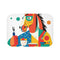 "Horsehead Man Dining Bath Mat"