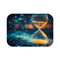 Hourglass Themed Bath Mat Design